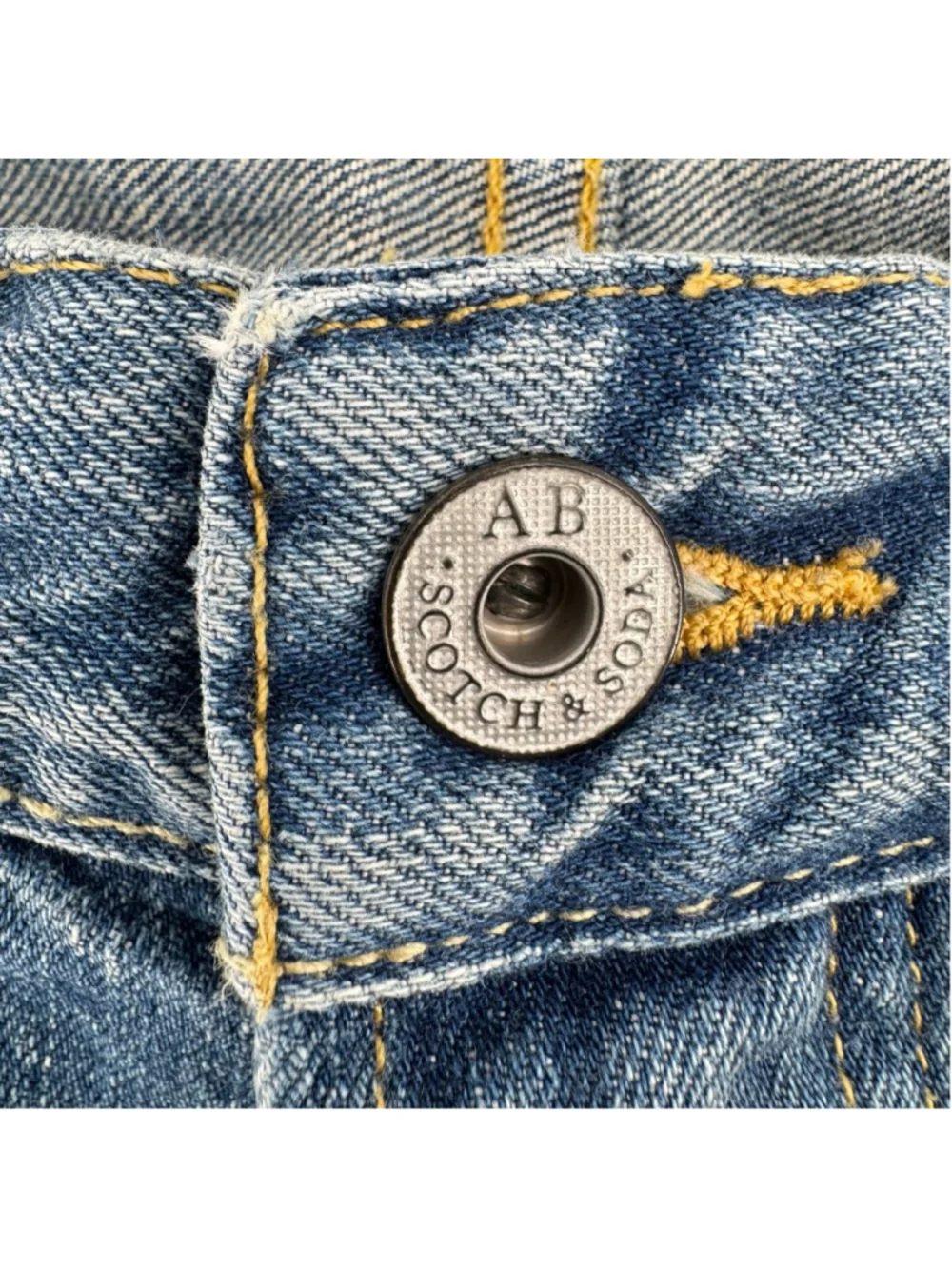 Scotch & Soda Drake Jeans Raw Hem Perfect Vintage Fade Button Fly Men's 32x29
